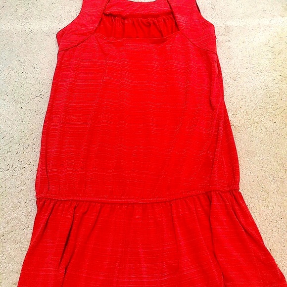 🆕🔥EXPRESS SILKY BURNT ORANGE EMBELLISHED BRONZEMOCK NECK SLEEVELESS&FITTED TOP - Picture 6 of 6